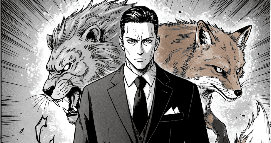 Seja um leão e uma raposa? Um furry? Talvez.