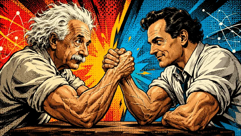 O tempo: Feynman vs Einstein